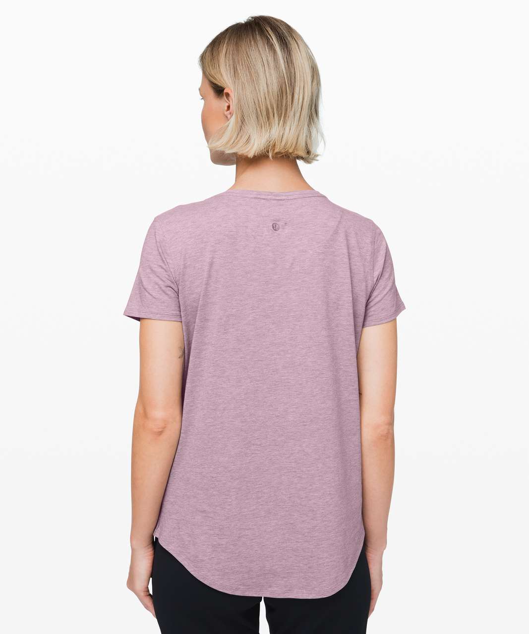 Lululemon Love Tee V - Heathered Frosted Mulberry