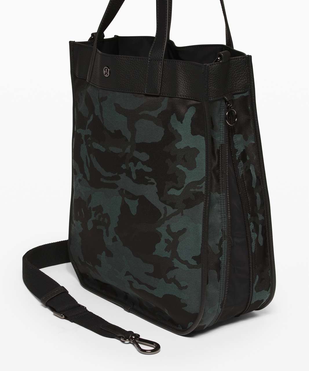 Lululemon Now and Always Tote *15L - Jacquard Camo Cotton Obsidian / Black