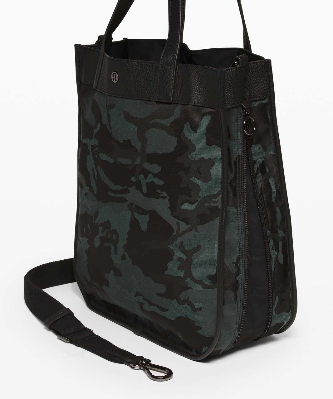 Lululemon Now and Always Tote *15L - Jacquard Camo Cotton Obsidian / Black  - lulu fanatics