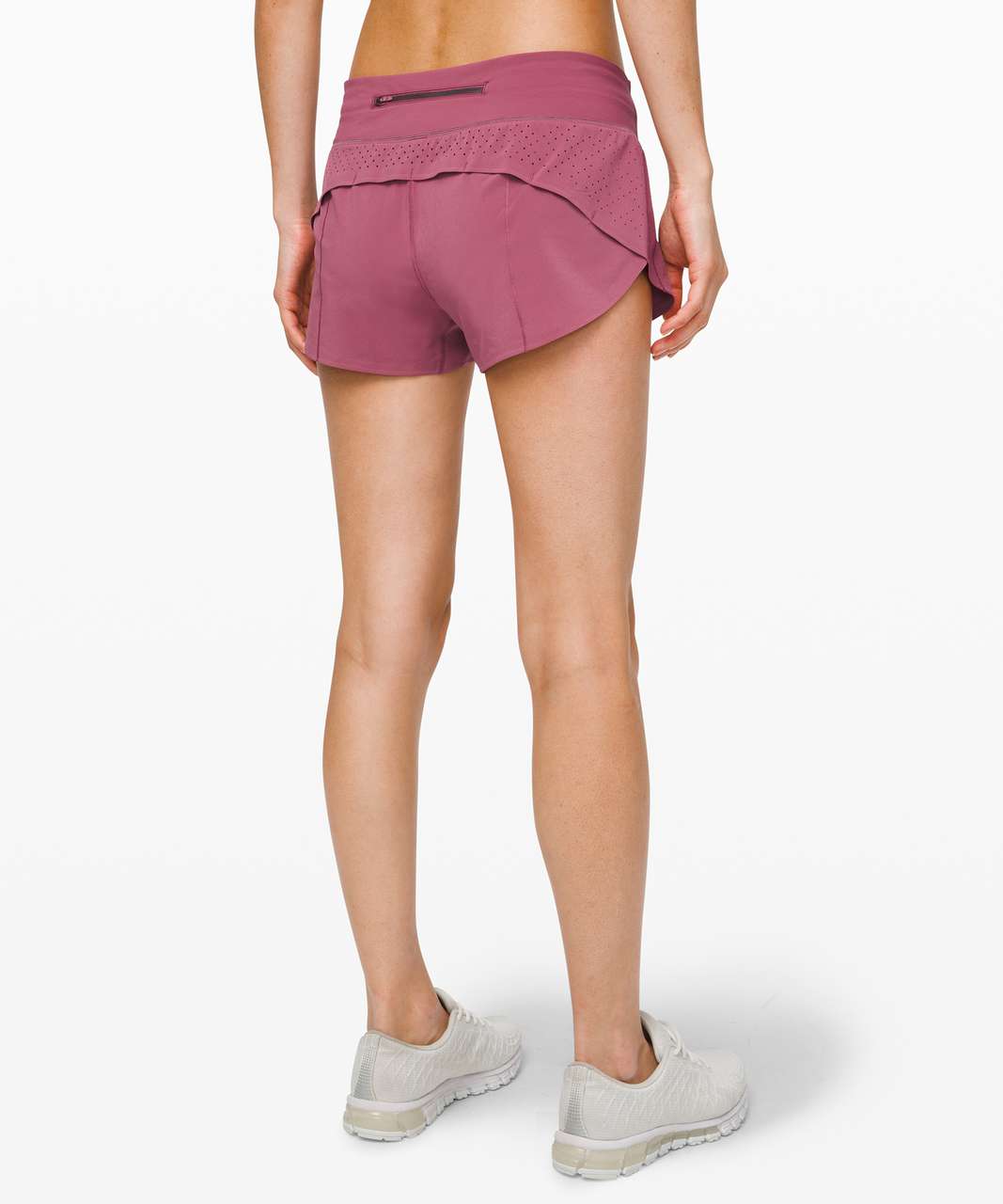 Lululemon Speed Up High-Rise Lined Short 4 - Carnation Red - lulu fanatics