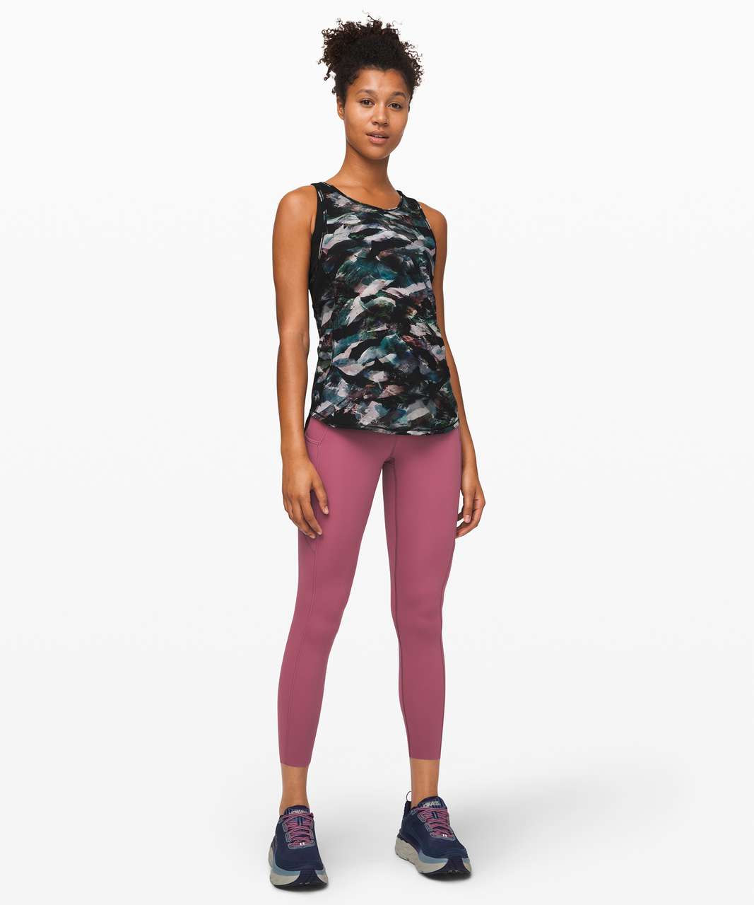 Lululemon Fast and Free Tight II 25 Non-Reflective Nulux Plumful Size 4  W5BXQS