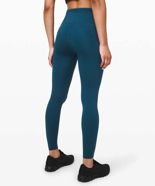 Lululemon Fast & Free 7/8 Tight II Non-Reflective Nulux 25 Cyprus Teal 4 -  $60 - From A Joyful