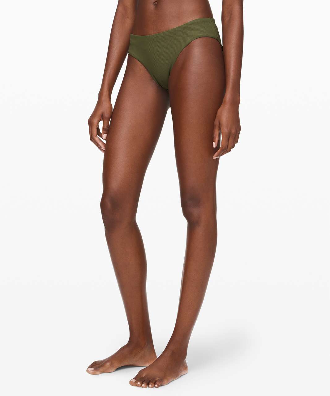 Lululemon Waterside High-Cut Super-High-Rise Swim Bottom *Medium Bum  Coverage - Cedar Green - lulu fanatics