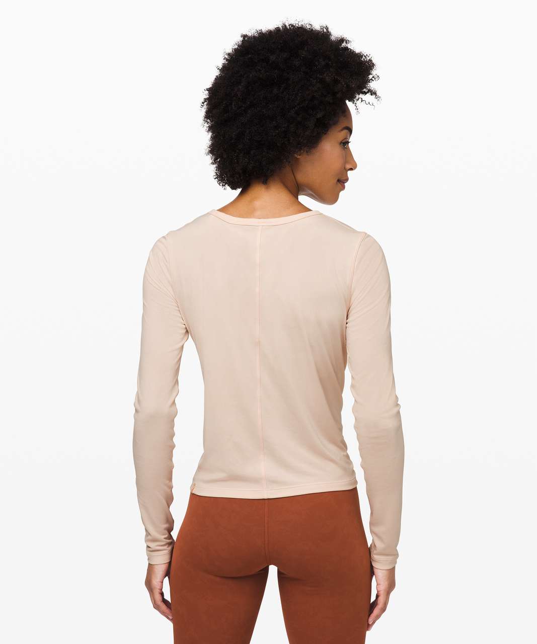 Lululemon Crescent Long Sleeve *Cupro Rib - Holistic White