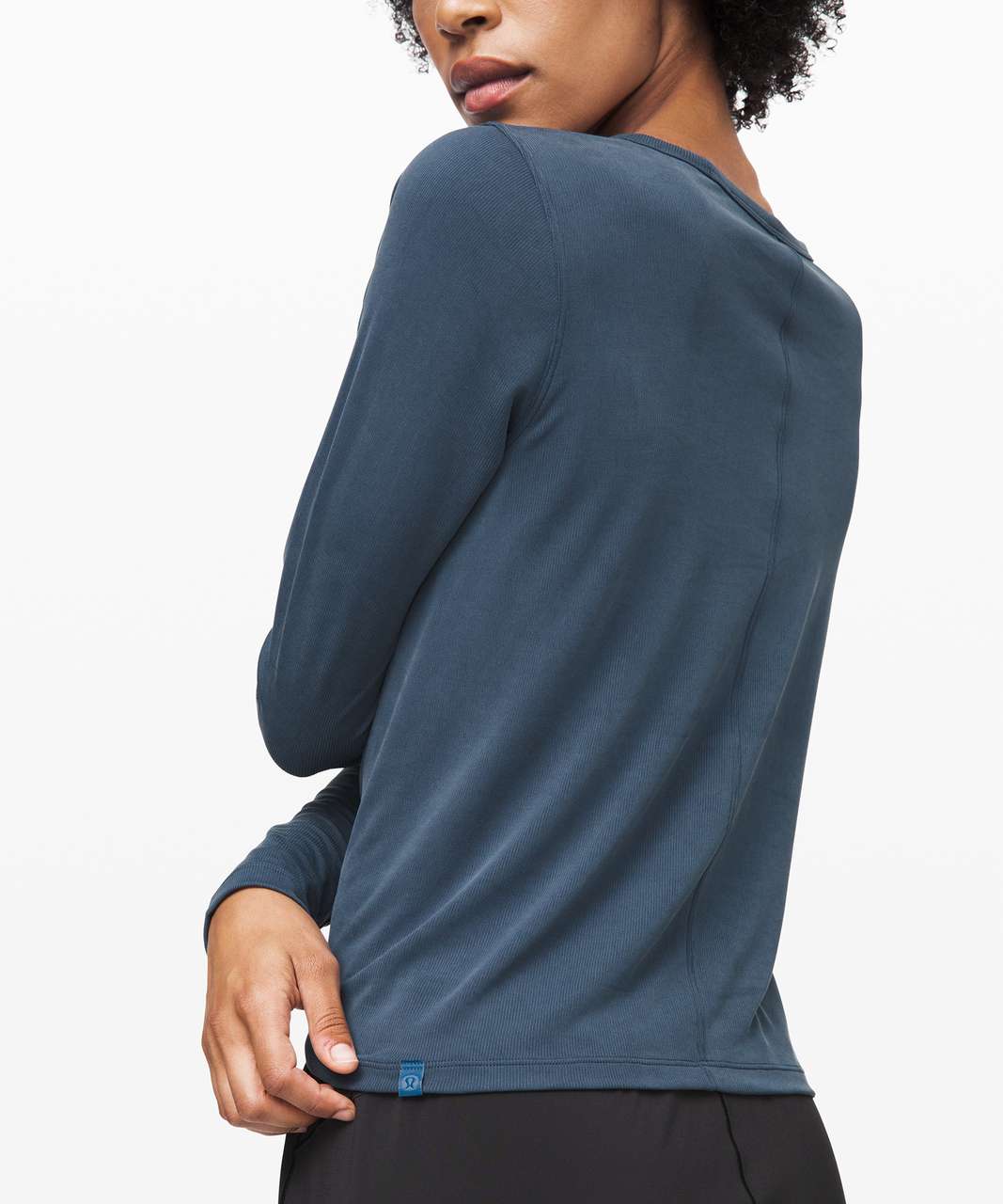 Lululemon Crescent Long Sleeve *Cupro Rib - Code Blue