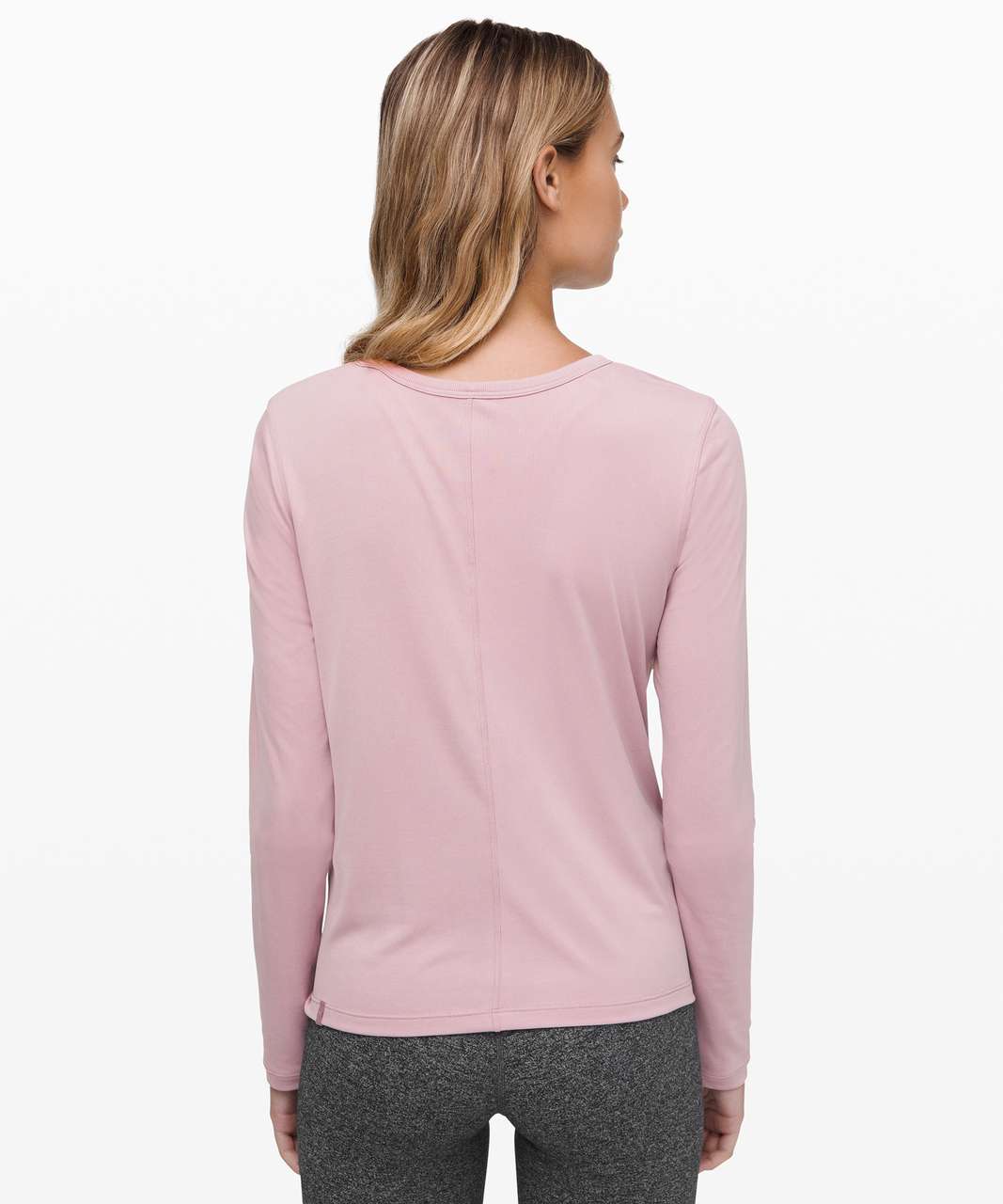 Lululemon Crescent Long Sleeve *Cupro Rib - Smoky Blush - lulu fanatics