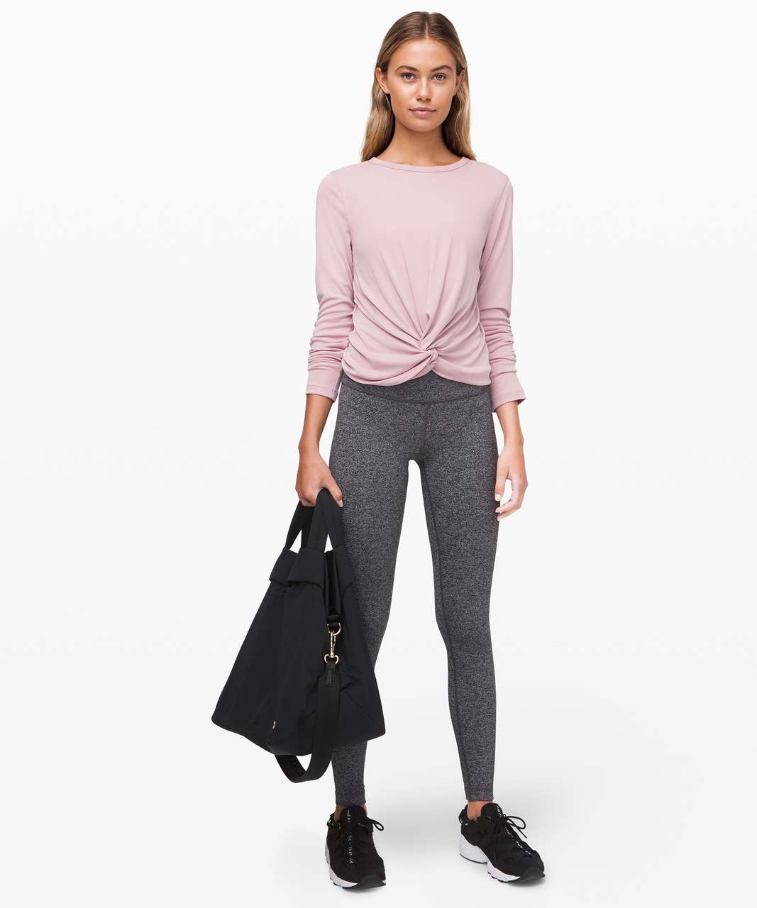 Lululemon Crescent Long Sleeve *Cupro Rib - Smoky Blush