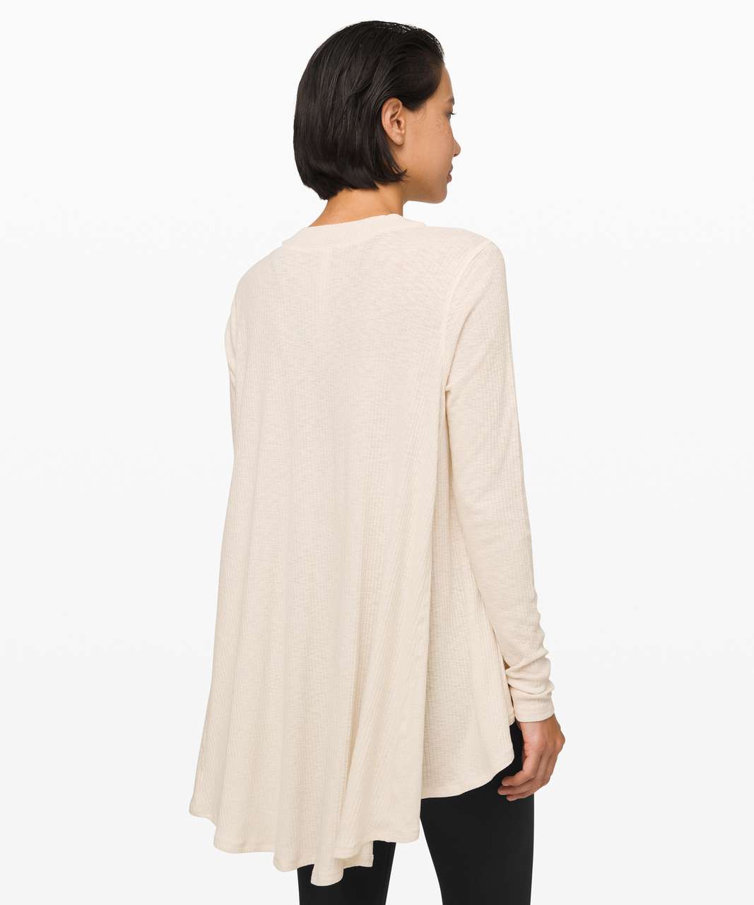  Yoga shirt flowing batwing ala - ivory