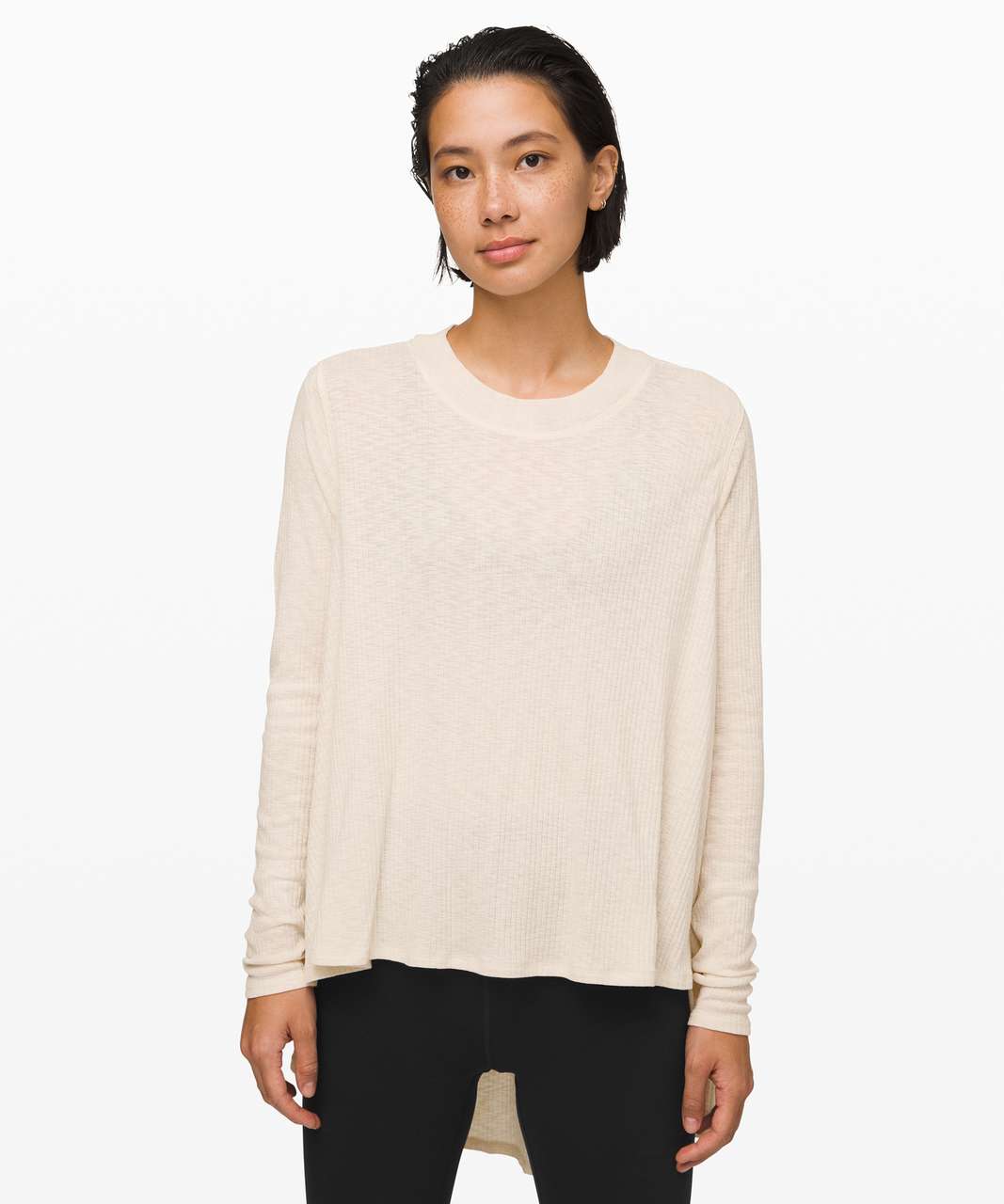 Lululemon Dare to Drape Long Sleeve - Light Ivory