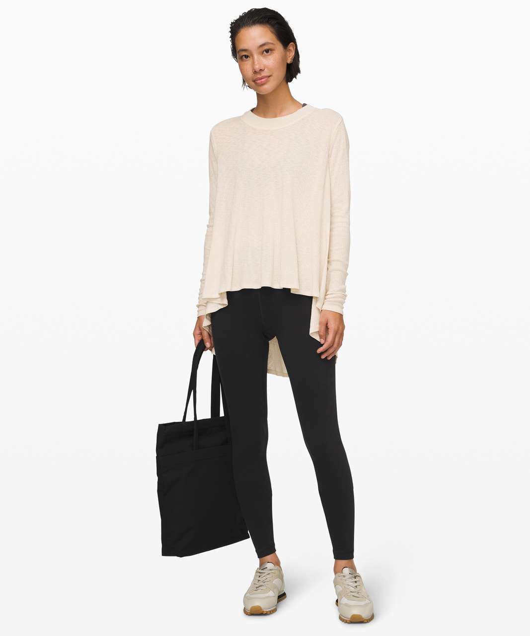 Lululemon Dare to Drape Long Sleeve - Light Ivory