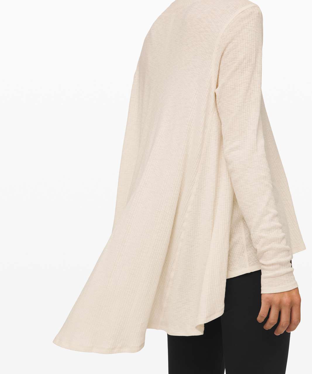 Lululemon Dare to Drape Long Sleeve - Light Ivory