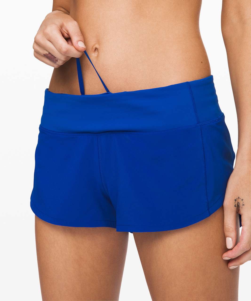 royal blue lululemon shorts