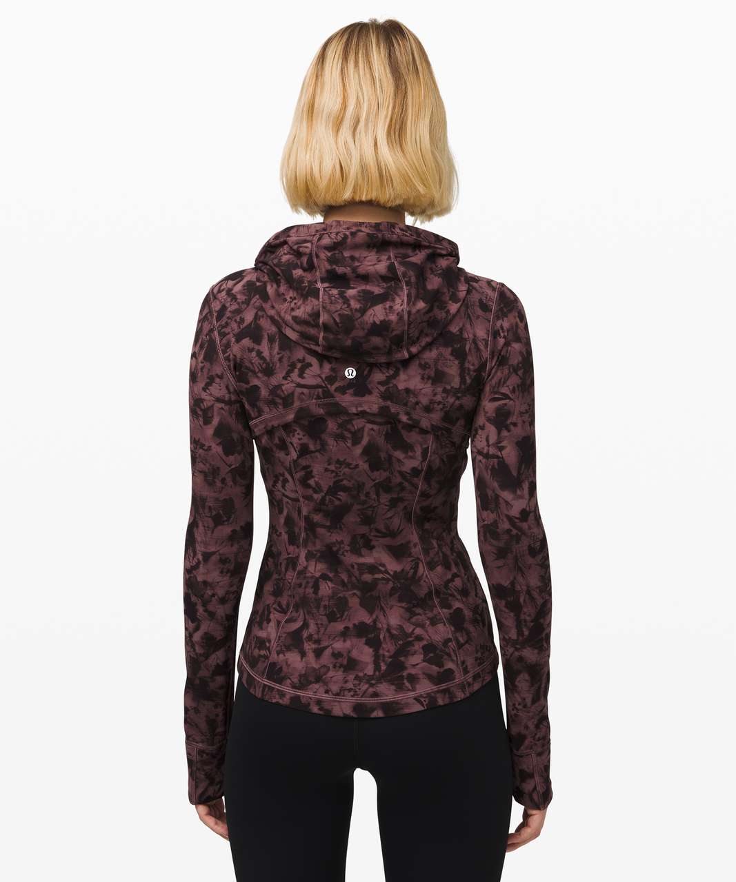 Lululemon Hooded Define Jacket *Nulu - Mini Dusk Floral Antique Bark Black