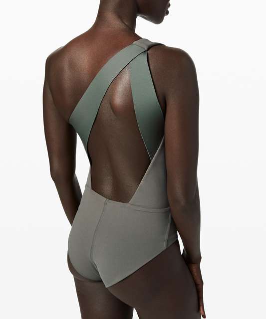 Lululemon Aer Bodysuit *lululemon lab - Nimbus - lulu fanatics