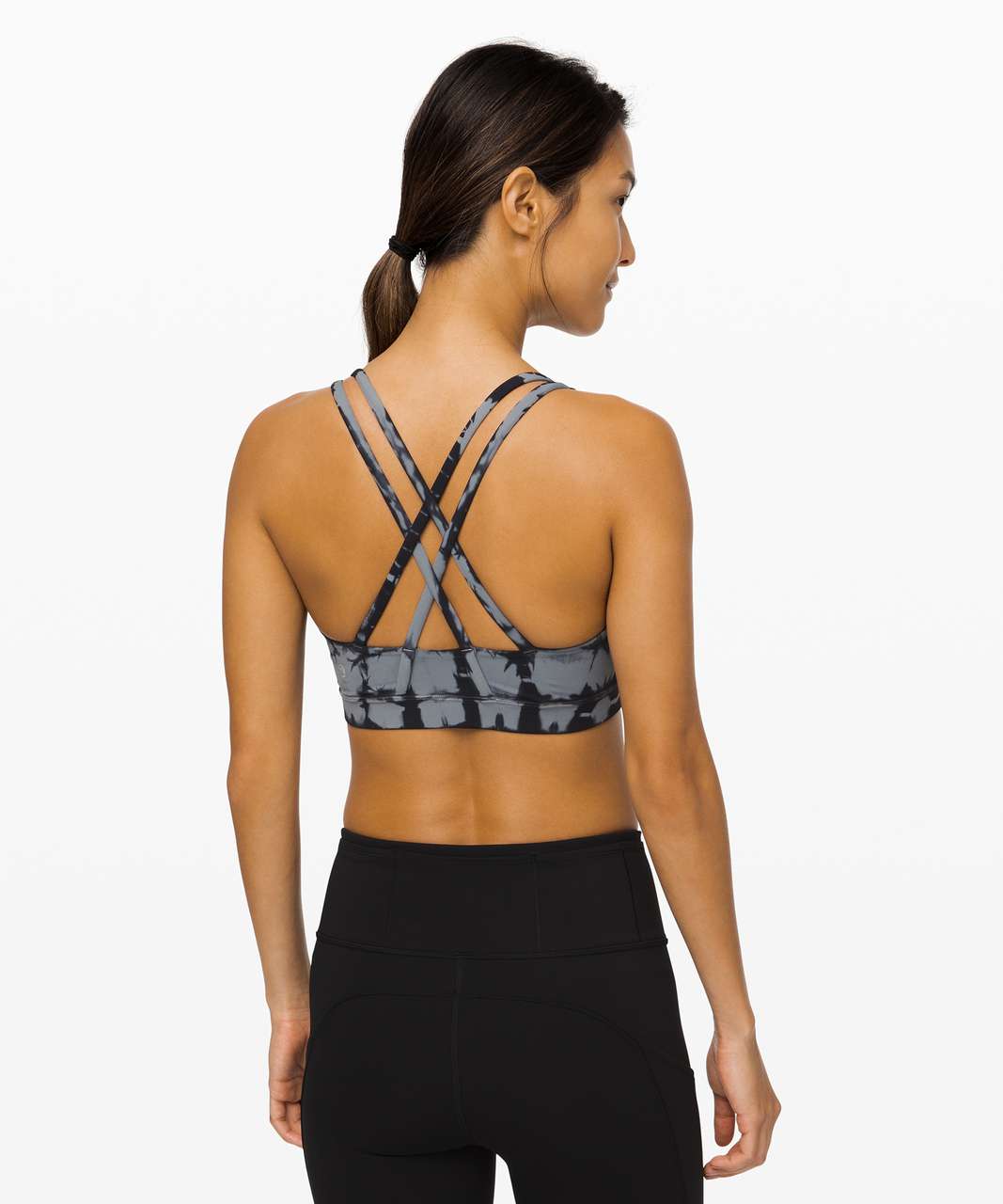 Lululemon Energy Bra - Vert Shibori Magnet Grey Black Night