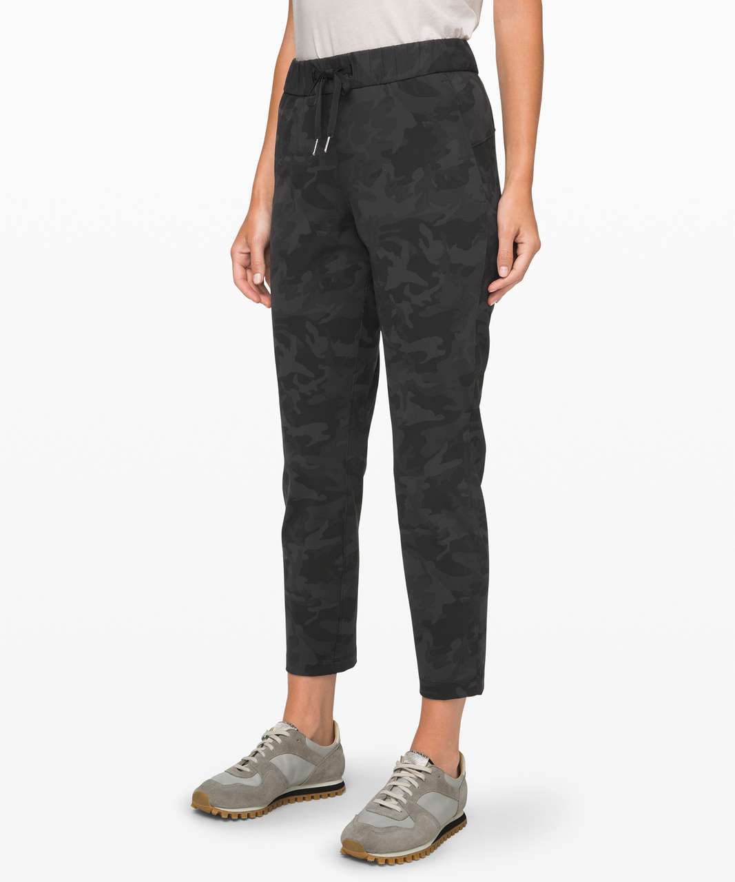 Lululemon On the Fly 7/8 Pant - Incognito Camo Multi Grey - lulu fanatics