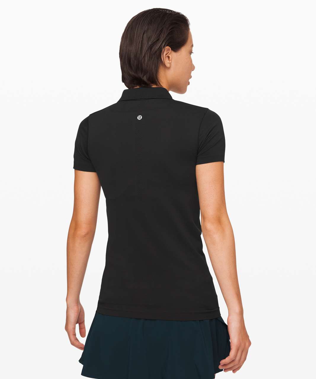 Lululemon Swiftly Speed Polo - Black / Black