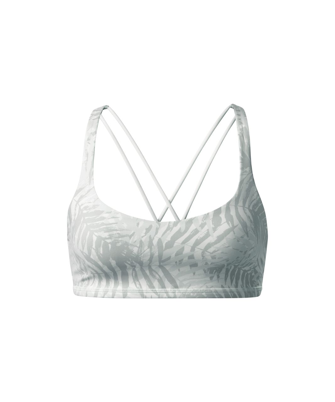 Lululemon Free To Be Bra - Palm Camo White Nimbus / White