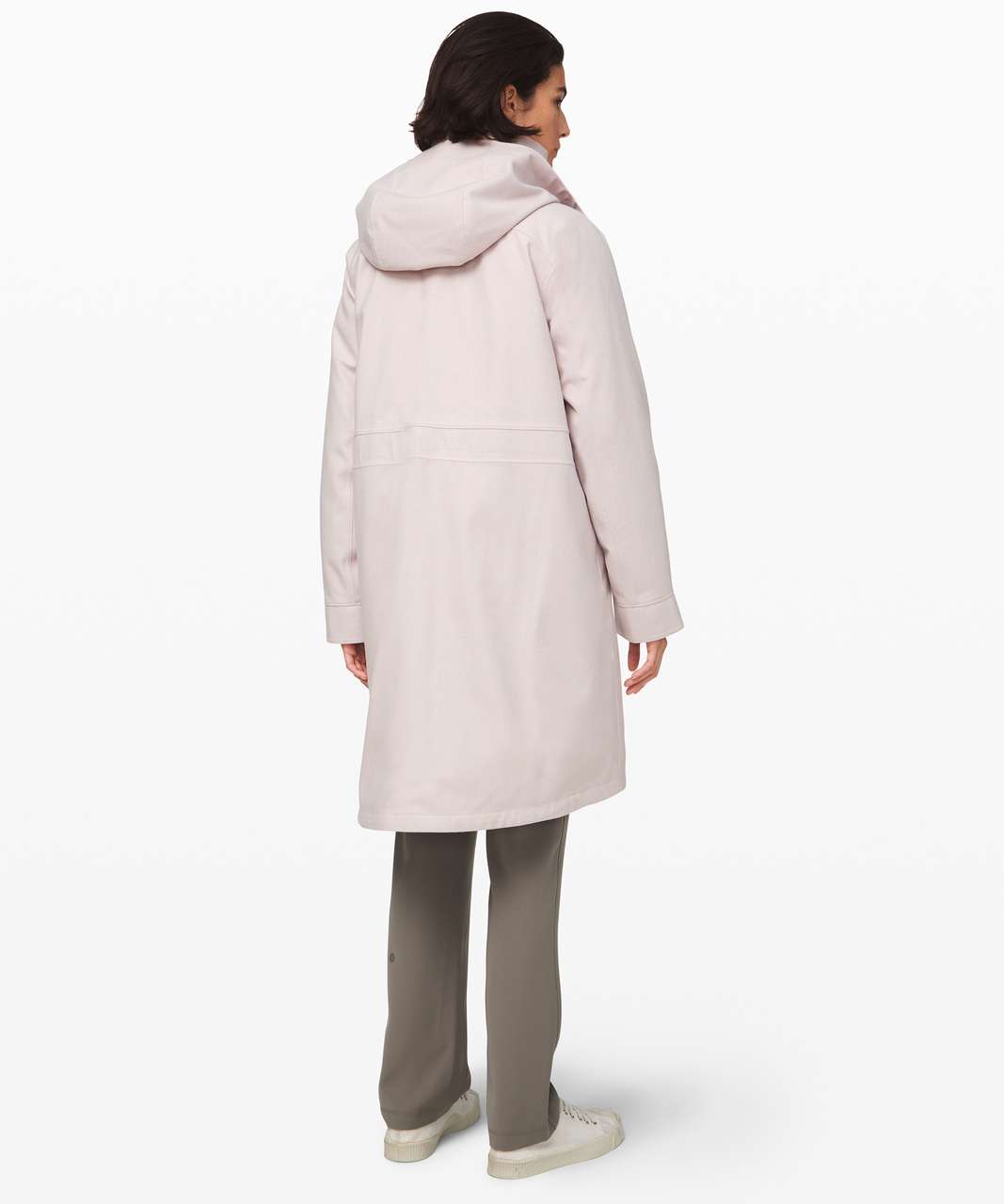 Lululemon Roam Far Wool 3-in-1 Jacket - Heathered Light Chrome / Light ...