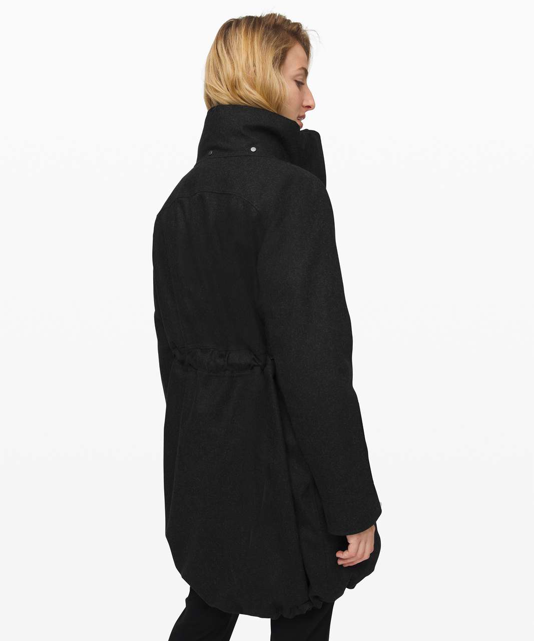 Lululemon Roam Far Wool 3-in-1 Jacket - Heathered Black / Black