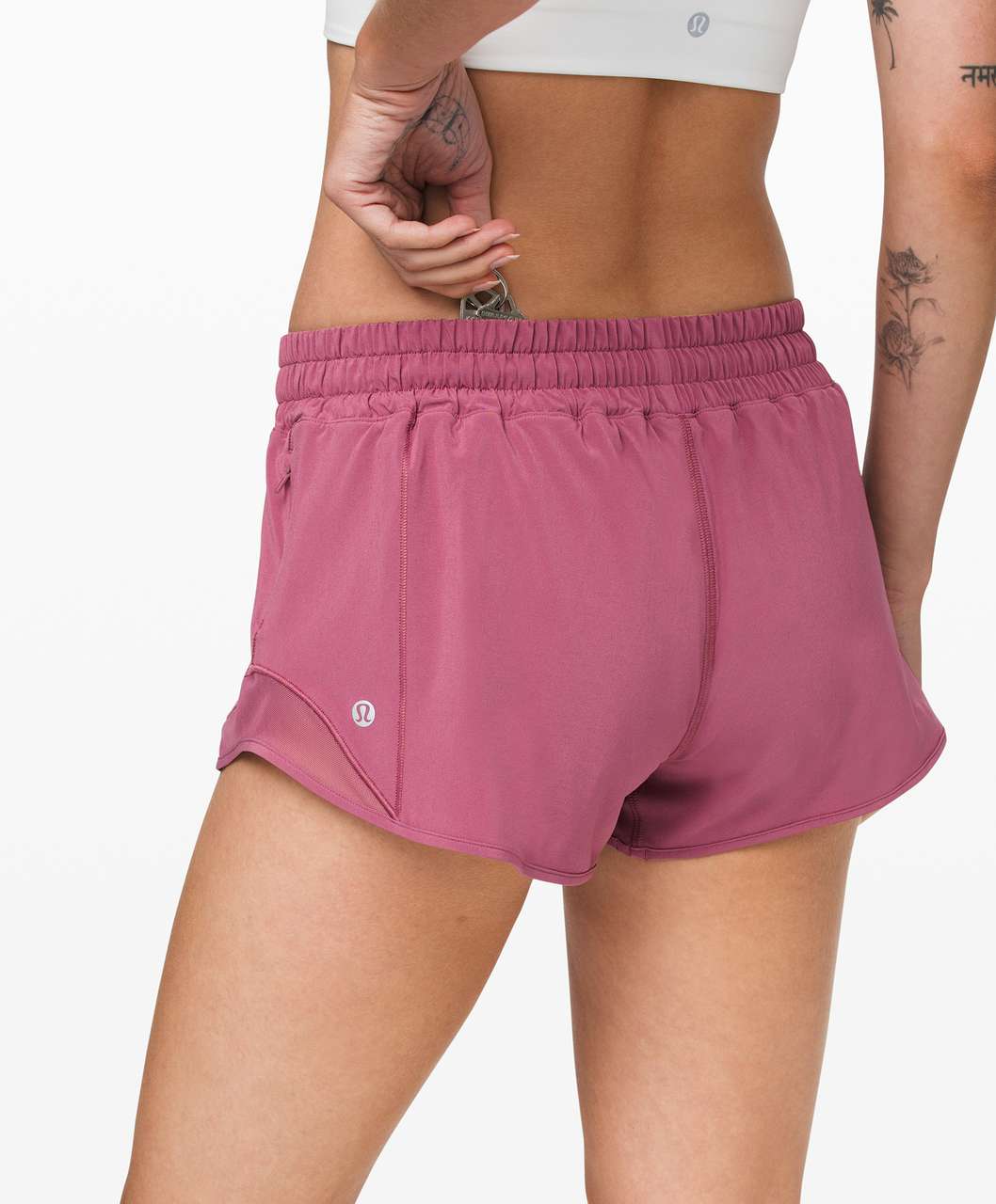 Lululemon Hotty Hot Short II *Long 4 - Miami Pink - lulu fanatics