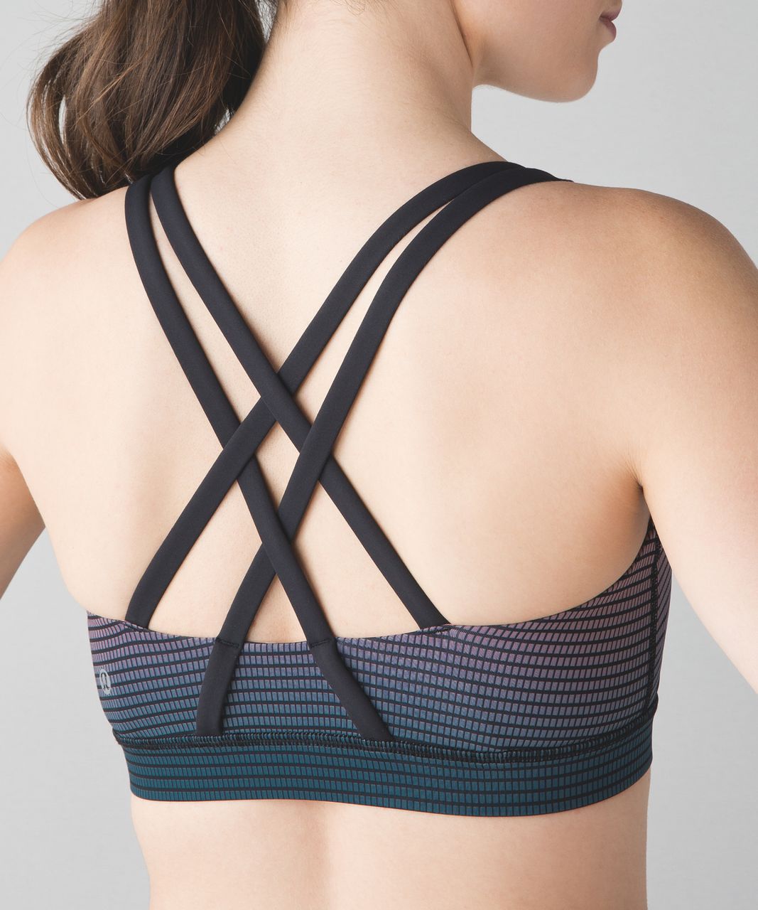 Lululemon Energy Bra - Double Gradient Yum Yum Pink Alberta Lake / Black