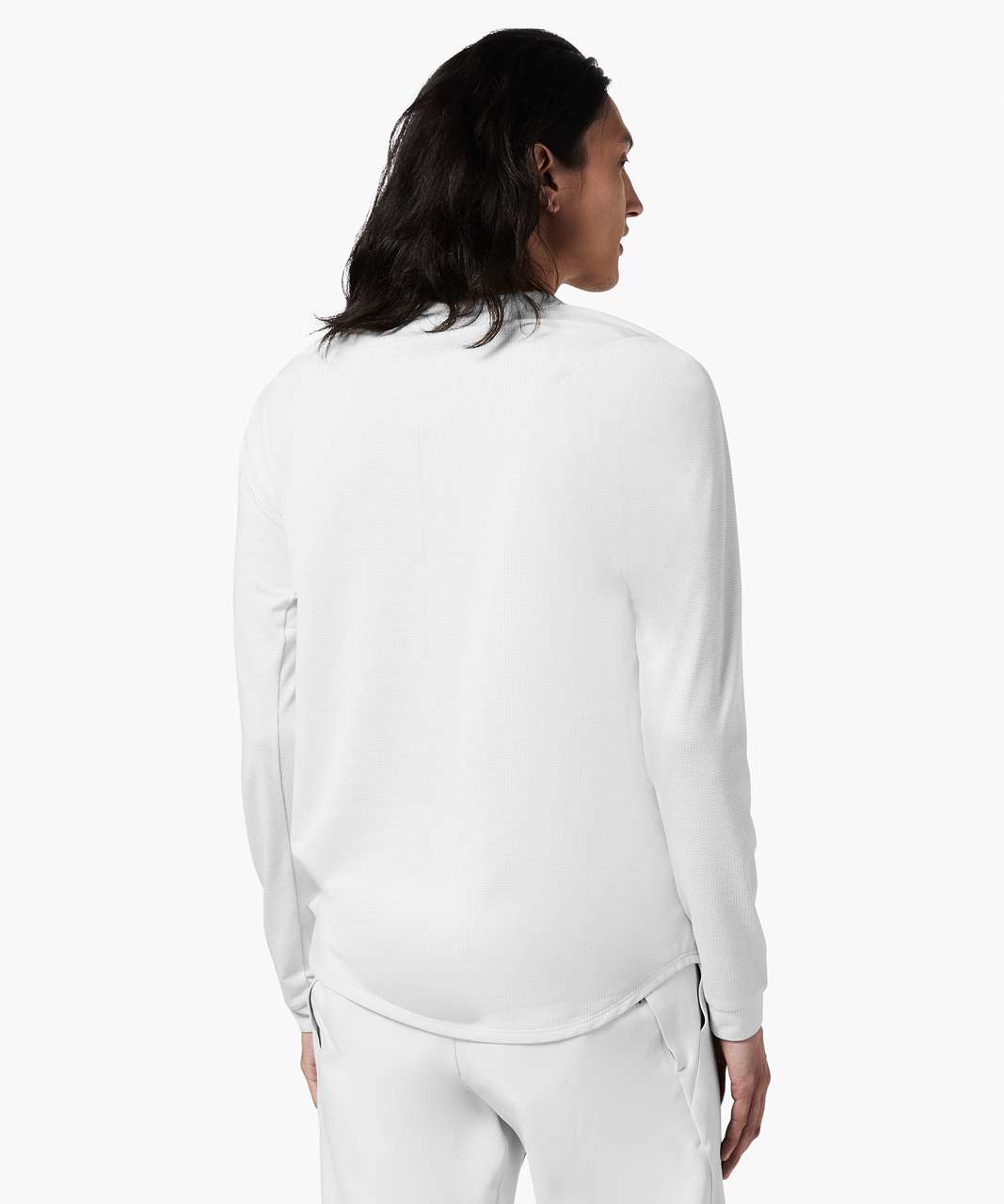 Lululemon Refract Long Sleeve *lululemon lab - Heathered Nimbus