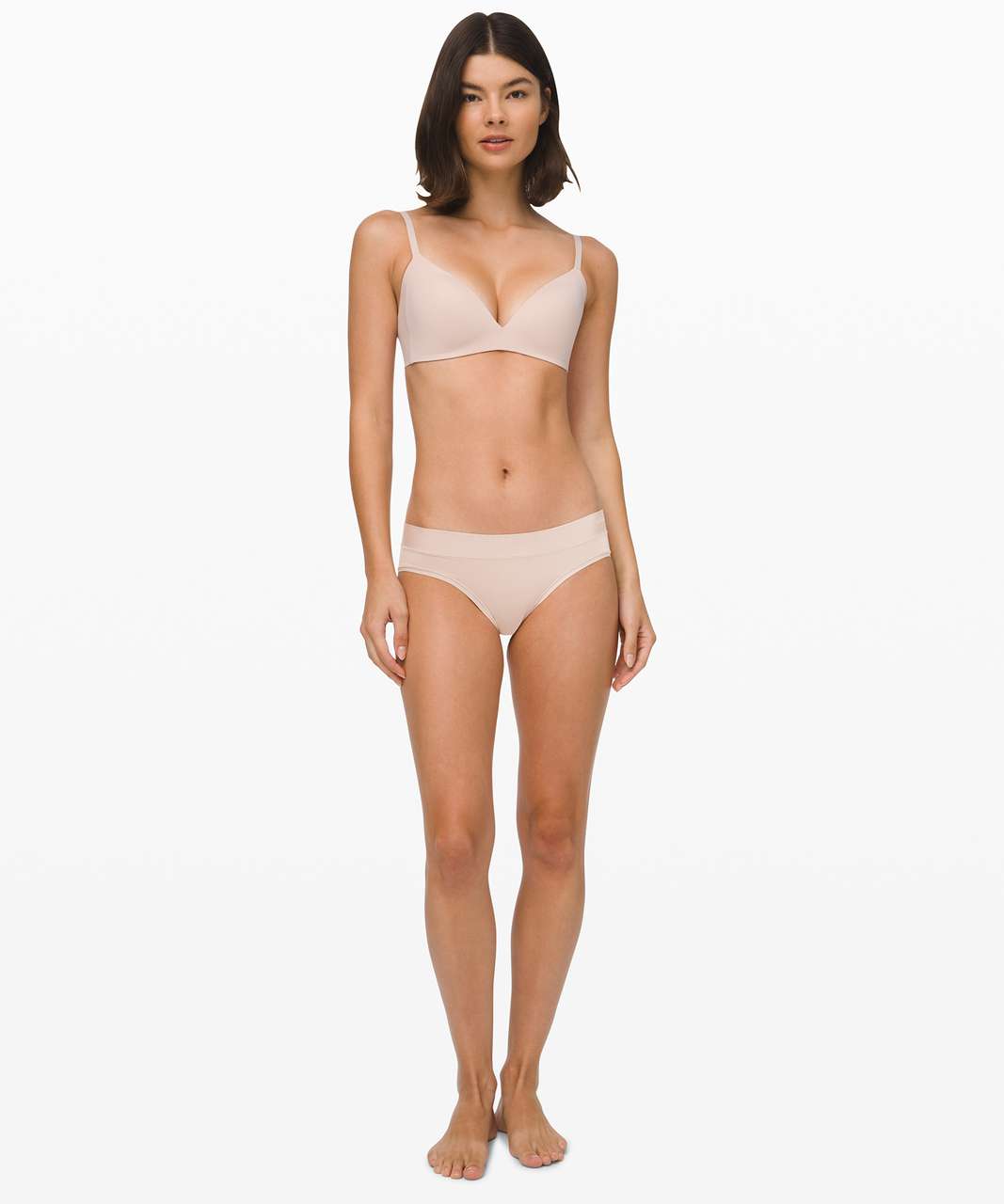 Lululemon Take Shape Bra - Barely Beige - lulu fanatics