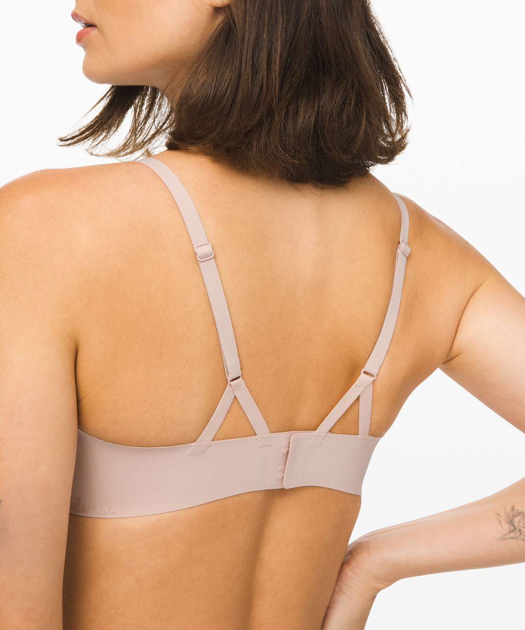 Lululemon Take Shape Bra - Misty Shell - lulu fanatics