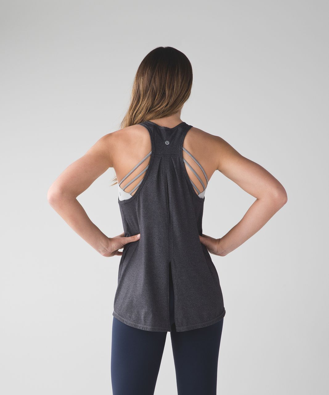 Lululemon Salute the Sun Tank - Heathered Black