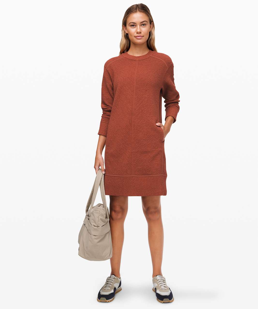 Lululemon On Repeat Dress - Heathered Rustic Clay