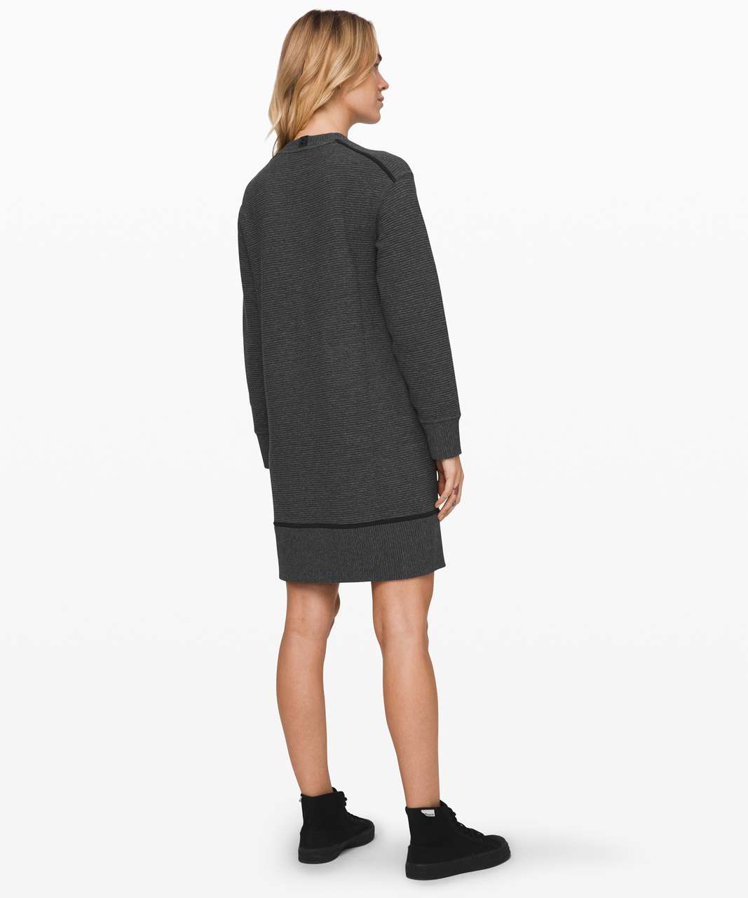 Lululemon On Repeat Dress - Heathered Core Dark Grey / Black