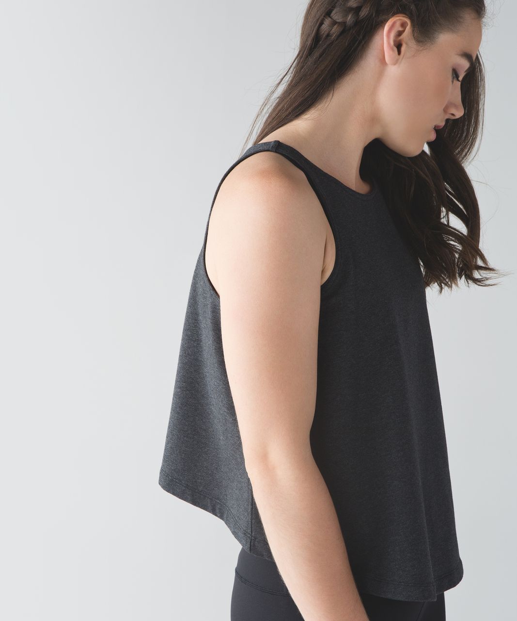 Lululemon Blissed Out Tank - Heathered Black