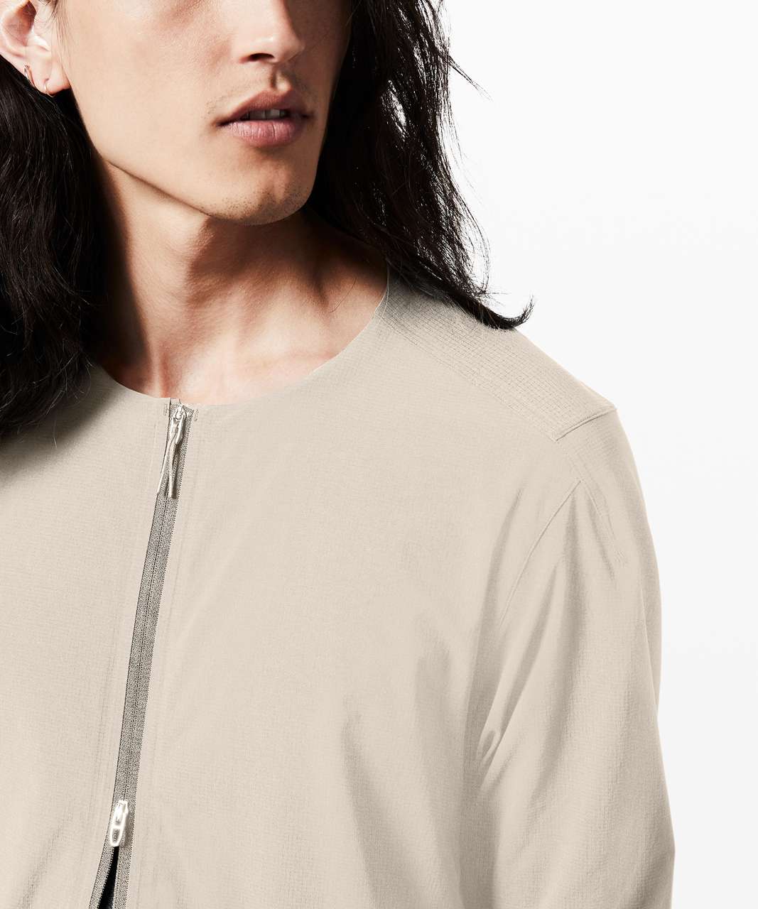 Lululemon Ashta Hybrid Shirt *lululemon lab - Mojave Tan