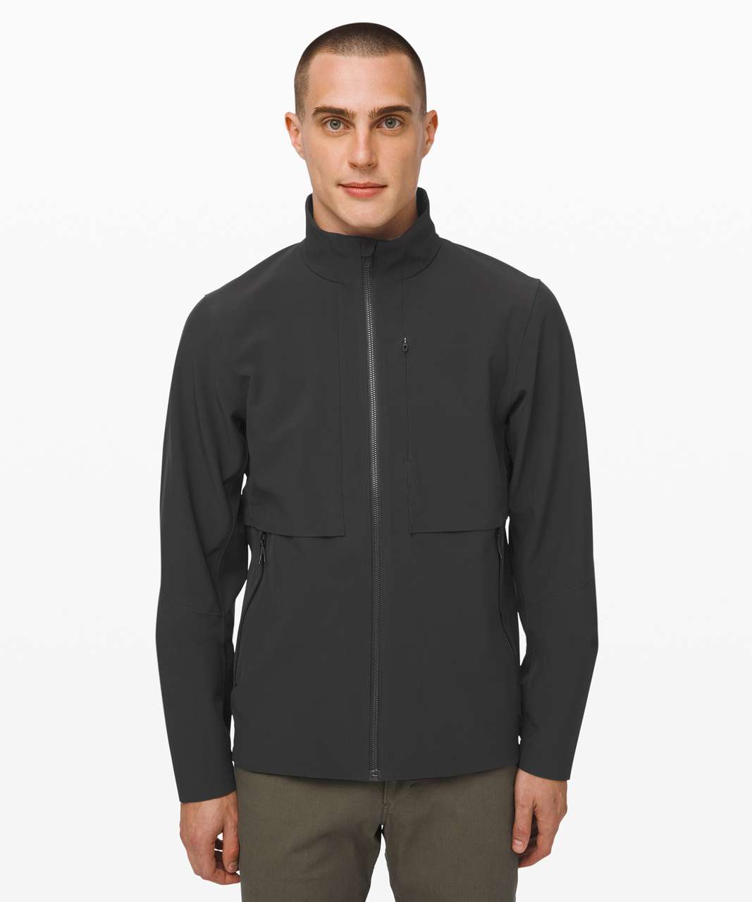 Lululemon Fleece Hiking Zip Up - Black - lulu fanatics