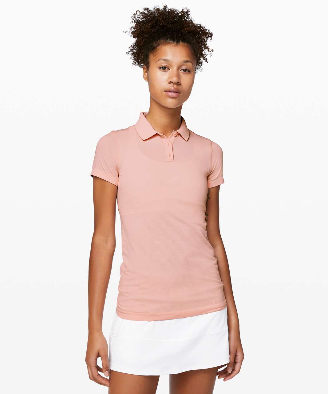 Lululemon Swiftly Speed Polo - Butter Pink / Butter Pink - lulu fanatics