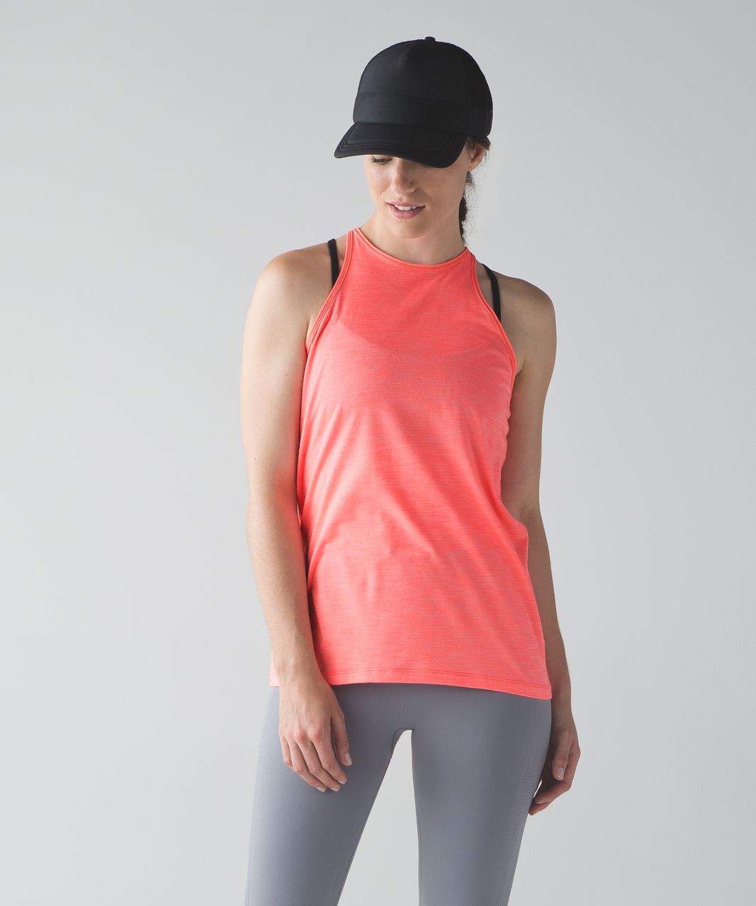 Lululemon Trapeze Twist Tank - Heathered Grapefruit