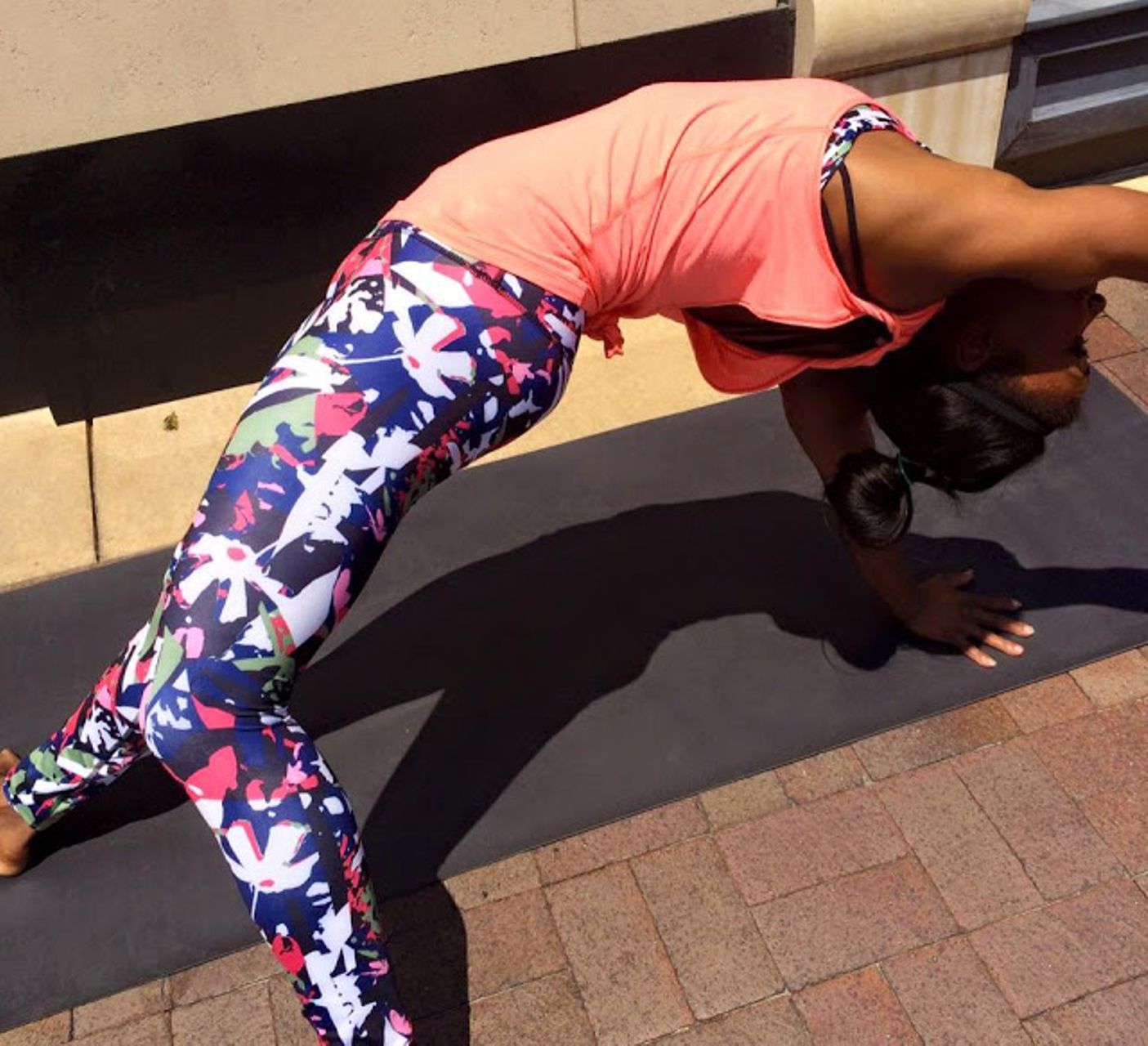 Lululemon Trapeze Twist Tank - Heathered Grapefruit