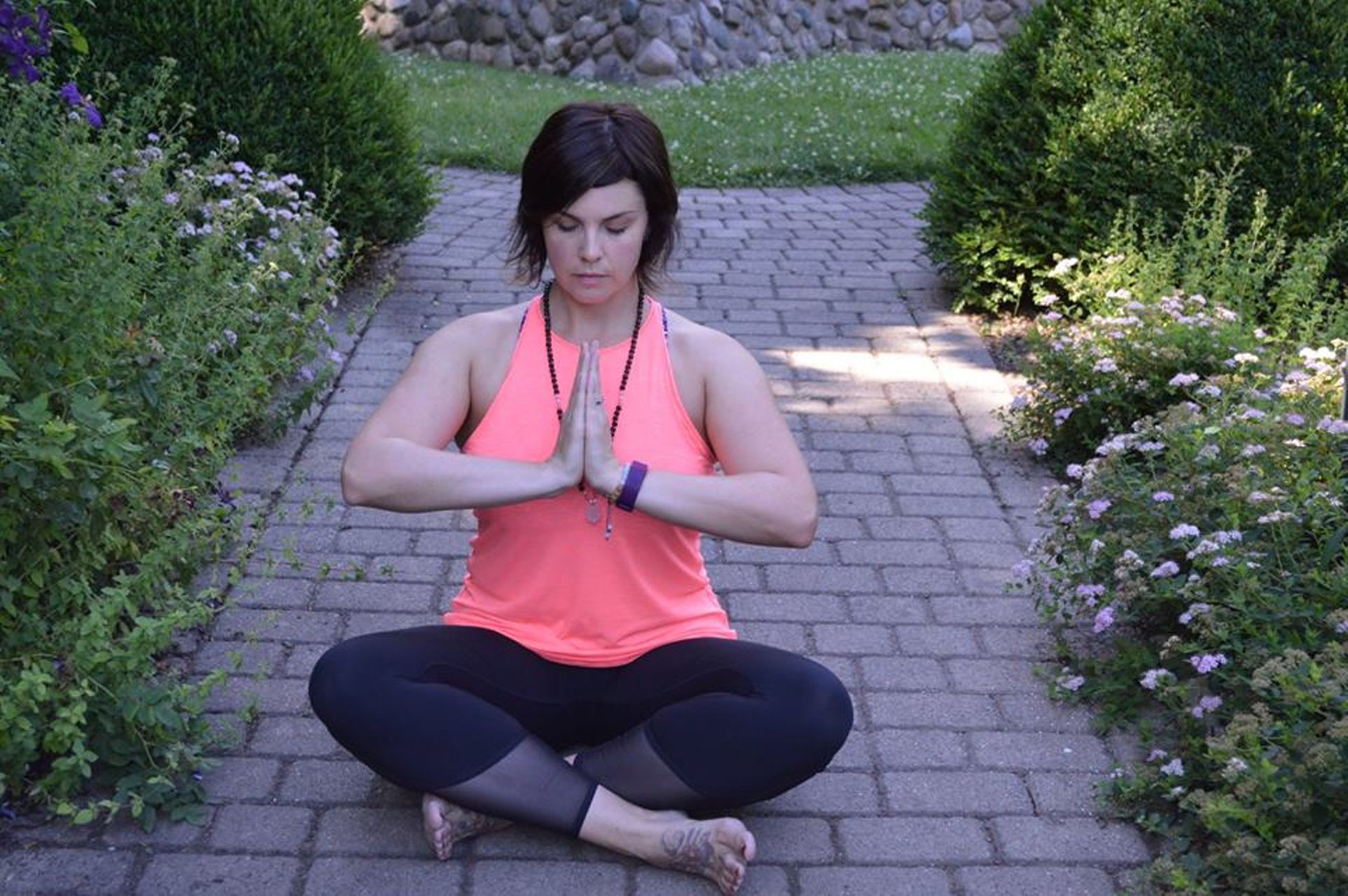 Lululemon Trapeze Twist Tank - Heathered Grapefruit