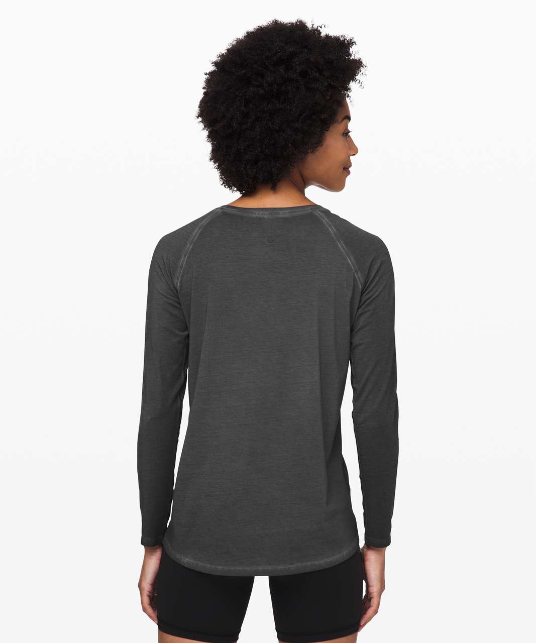 Lululemon Emerald Long Sleeve *Fade - Washed Black