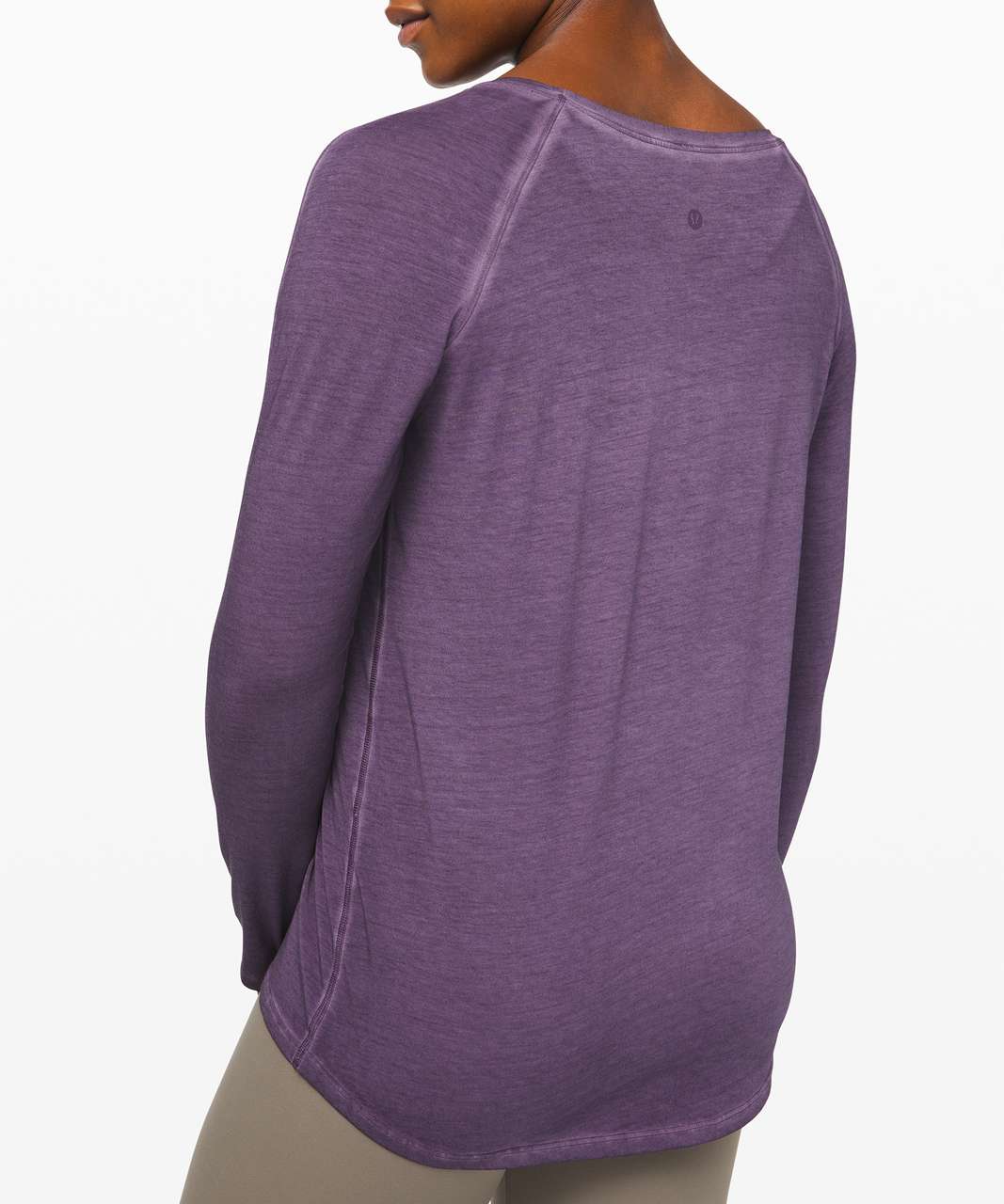 Lululemon Emerald Long Sleeve *Fade - Washed Purple Ink