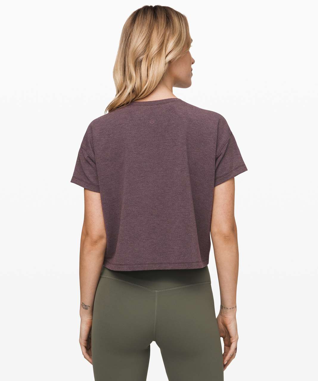 Lululemon Cates Tee - Heathered Antique Bark