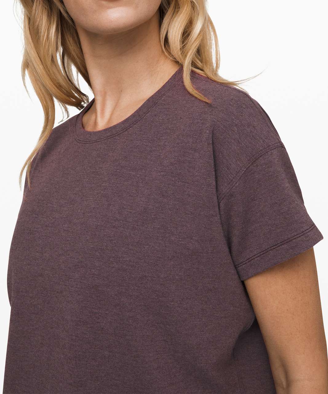 Lululemon Cates Tee - Heathered Antique Bark