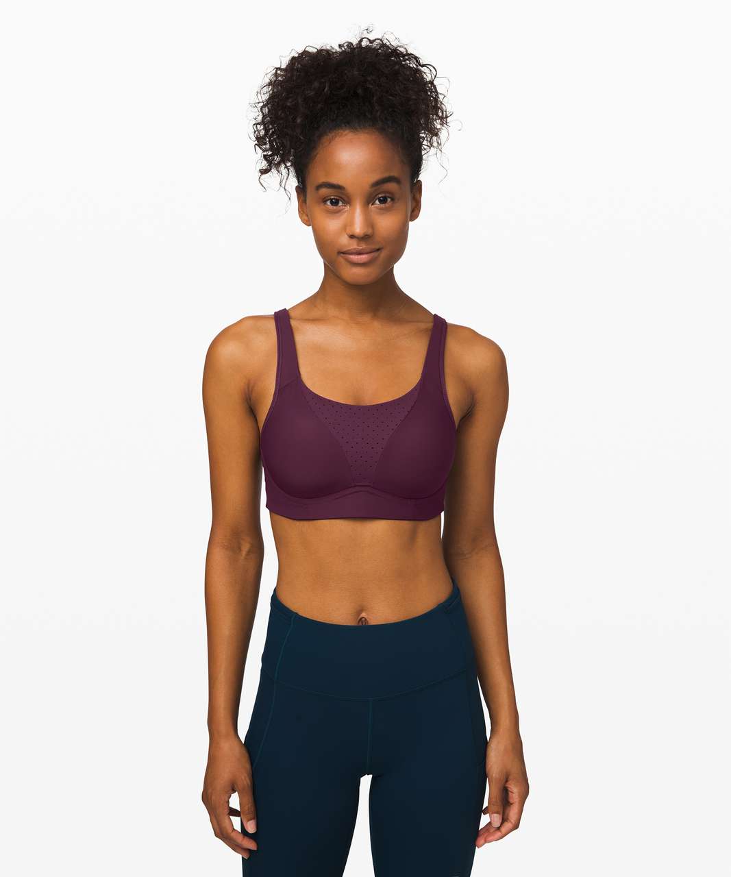 lululemon athletica, Intimates & Sleepwear, Lululemon Run Times Bra  Running Workout Athletic Bra Dark Chrome Size 32dd