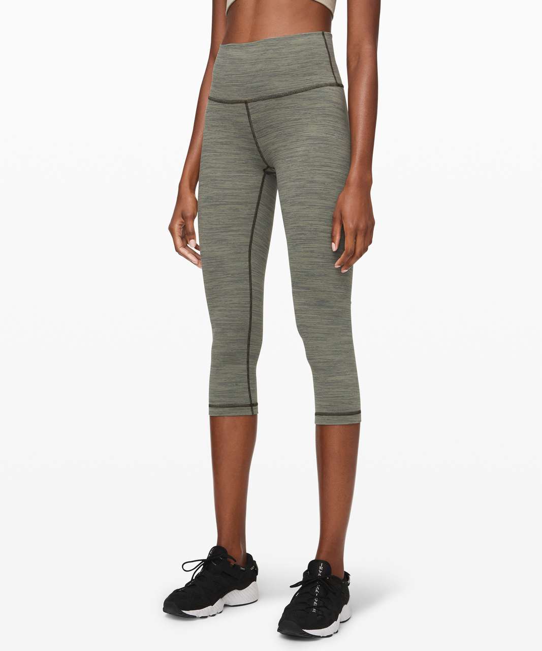 Lululemon Wunder Under Crop (Hi-Rise) - Wee Are From Space Nimbus