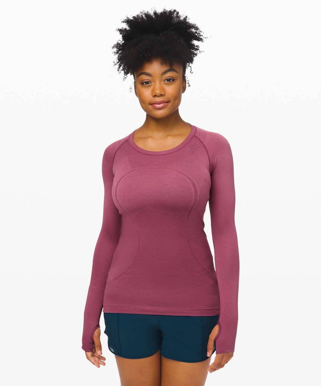 Lululemon Swiftly Tech Long Sleeve Crew - Plumful / Plumful