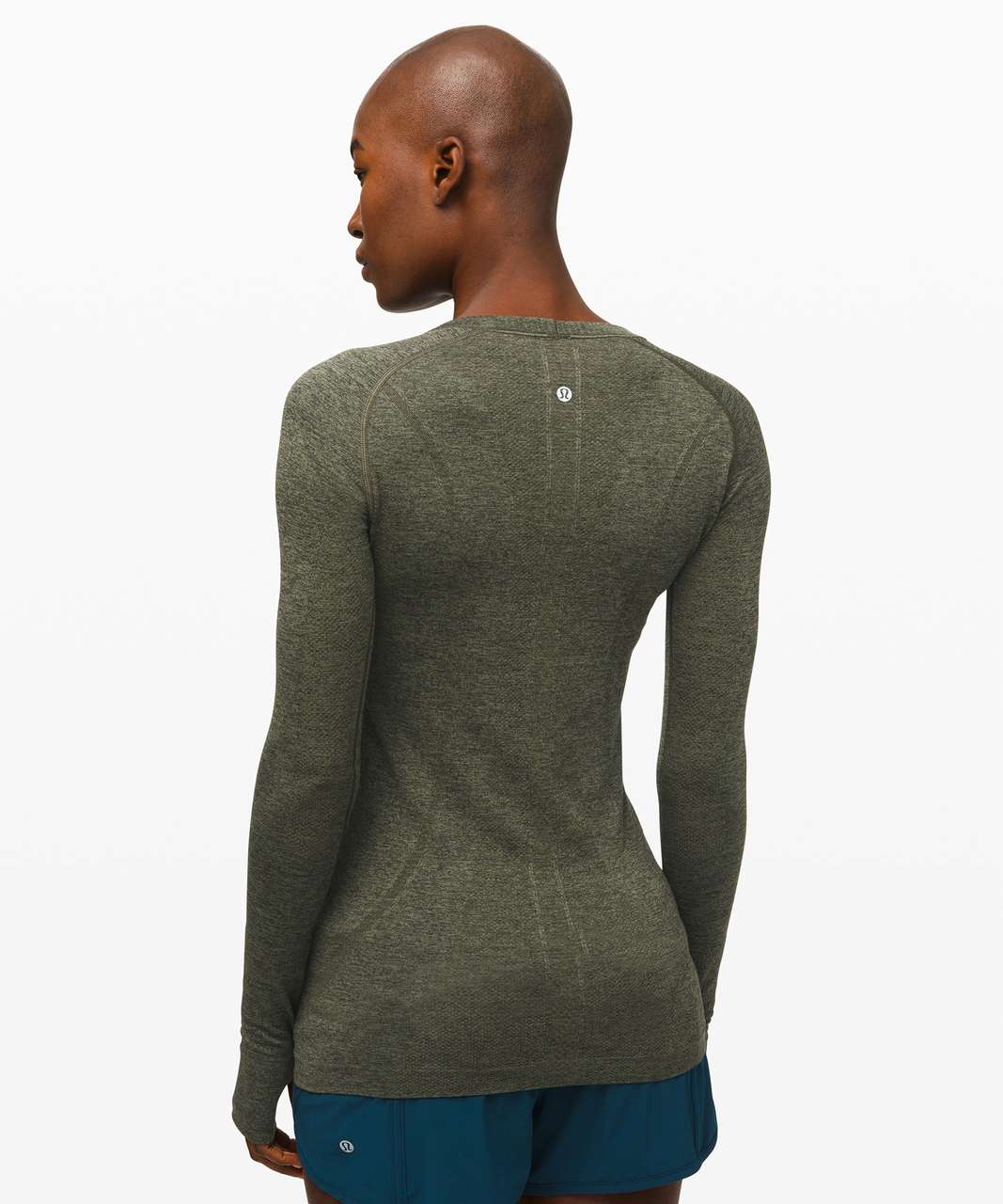 Lululemon Swiftly Tech Long Sleeve Crew - Emerald / Emerald - lulu fanatics