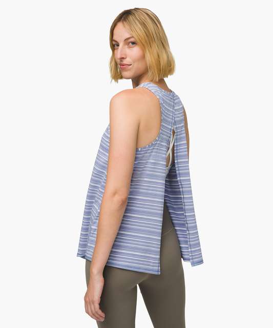 Lululemon All Tied Up Tank (Tencel) - Blue Denim - lulu fanatics