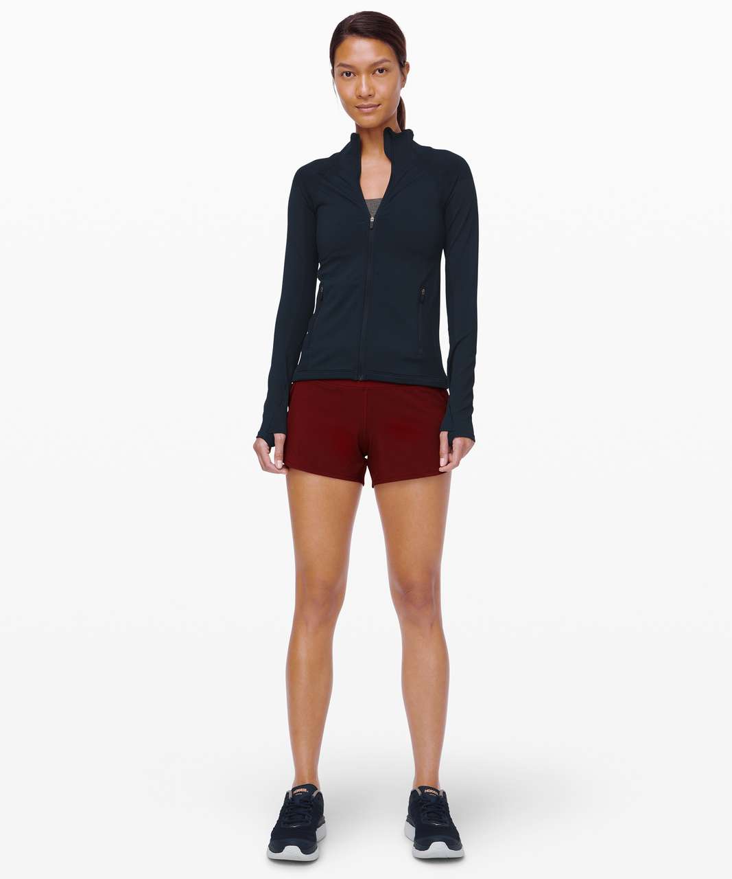 Lululemon Speed Up Short Long *4" Updated Fit - Deep Rouge