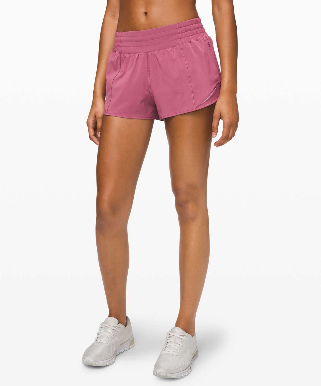 Lululemon Hotty Hot Low-rise Lined Shorts 4 In Moonlit Magenta
